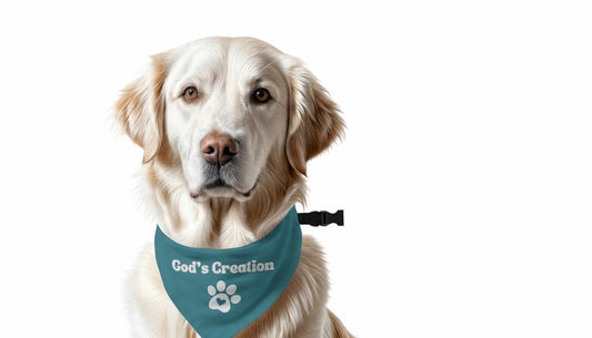 God's Creation Pet bandana collar (Large & X-Large)